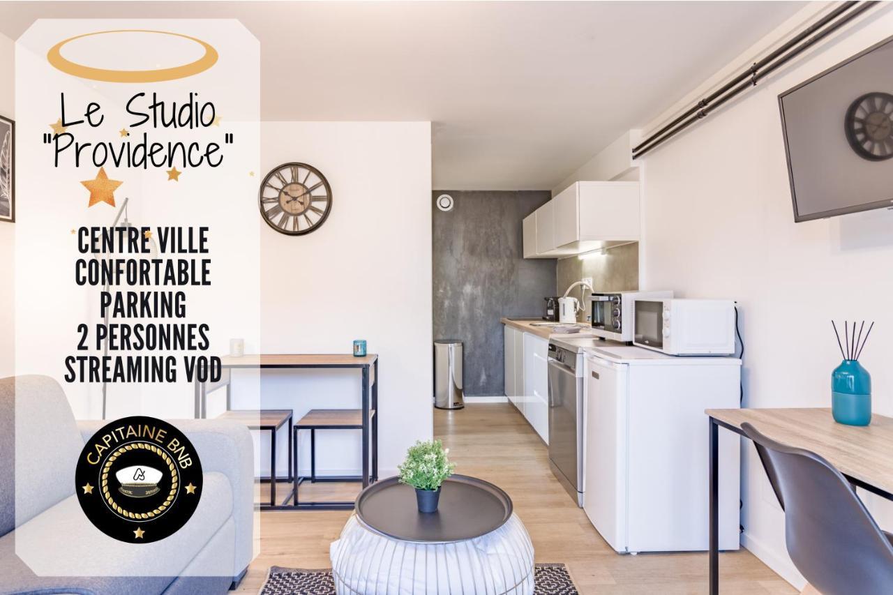 Le Studio Providence - Parking Prive - Terrasse Troyes Esterno foto