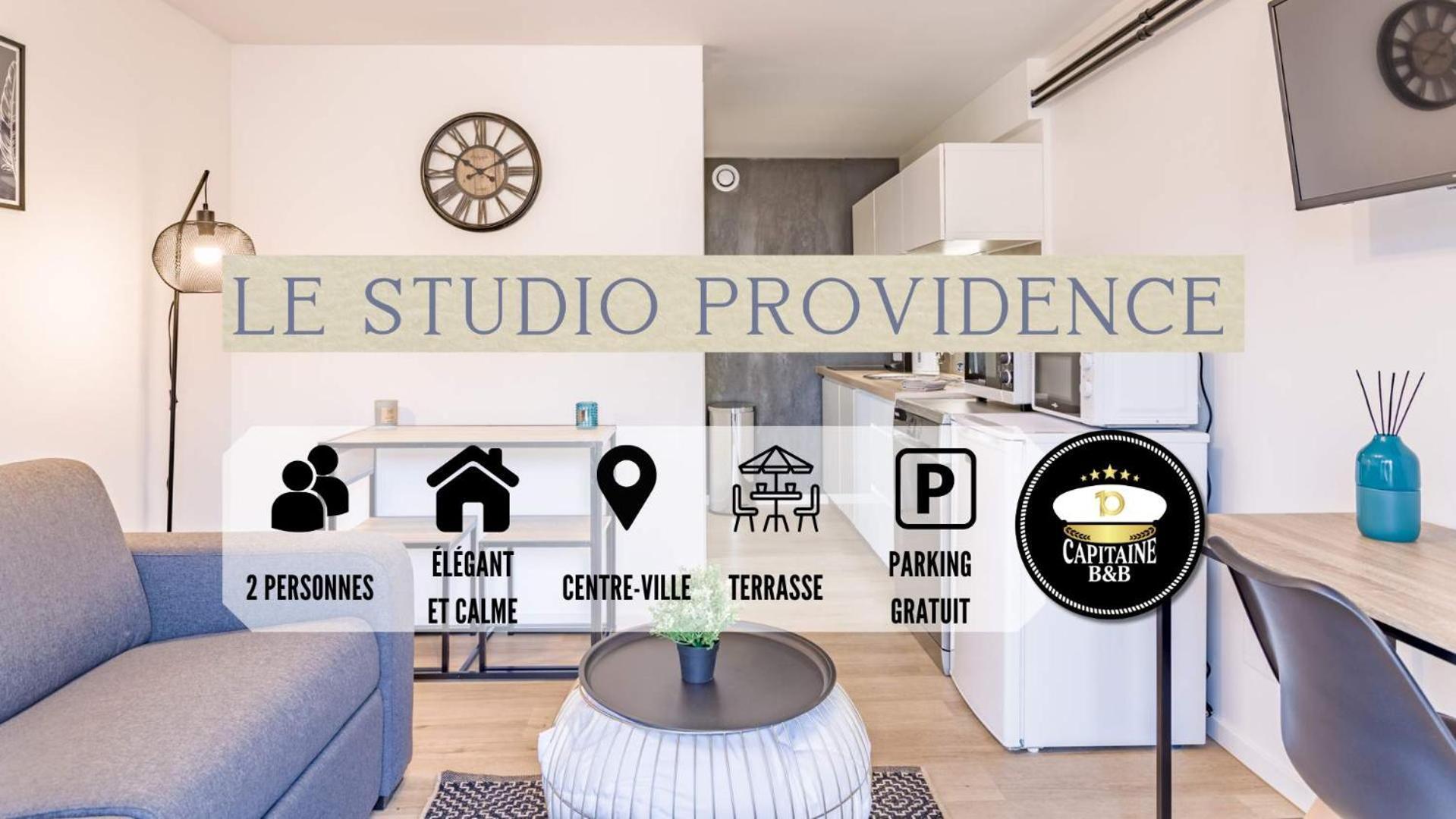 Le Studio Providence - Parking Prive - Terrasse Troyes Esterno foto